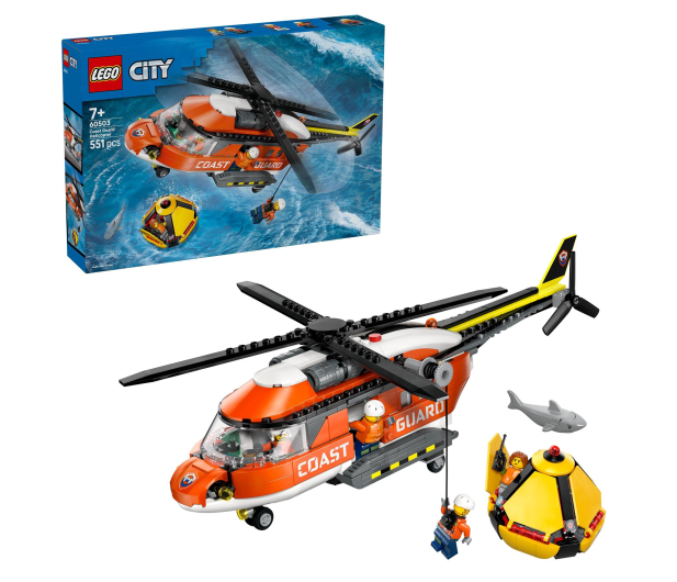 LEGO CITY 60503 Helikopter straży przybrzeżnej - 1473519 - zdjęcie 2